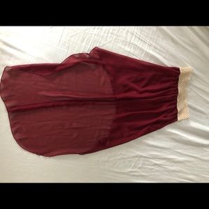High low skirt